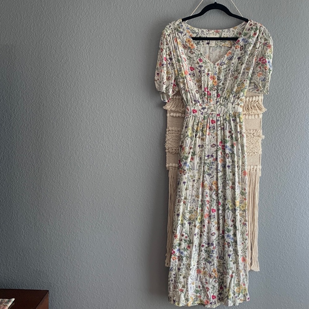 Beautiful floral dress.